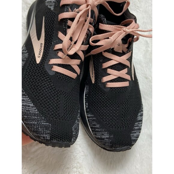 Brooks Levitate 4 Black Pink Women Neutral Road Running Shoes Sz US 7 Medium B - Picture 6 of 14